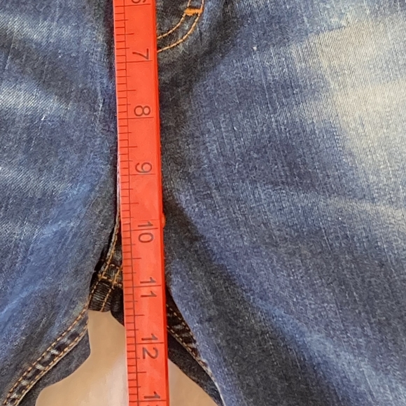 Preloved Made in Italy Men's Blue Denim Distressed Jeans - Size 42, Authentic - Picture 16 of 17